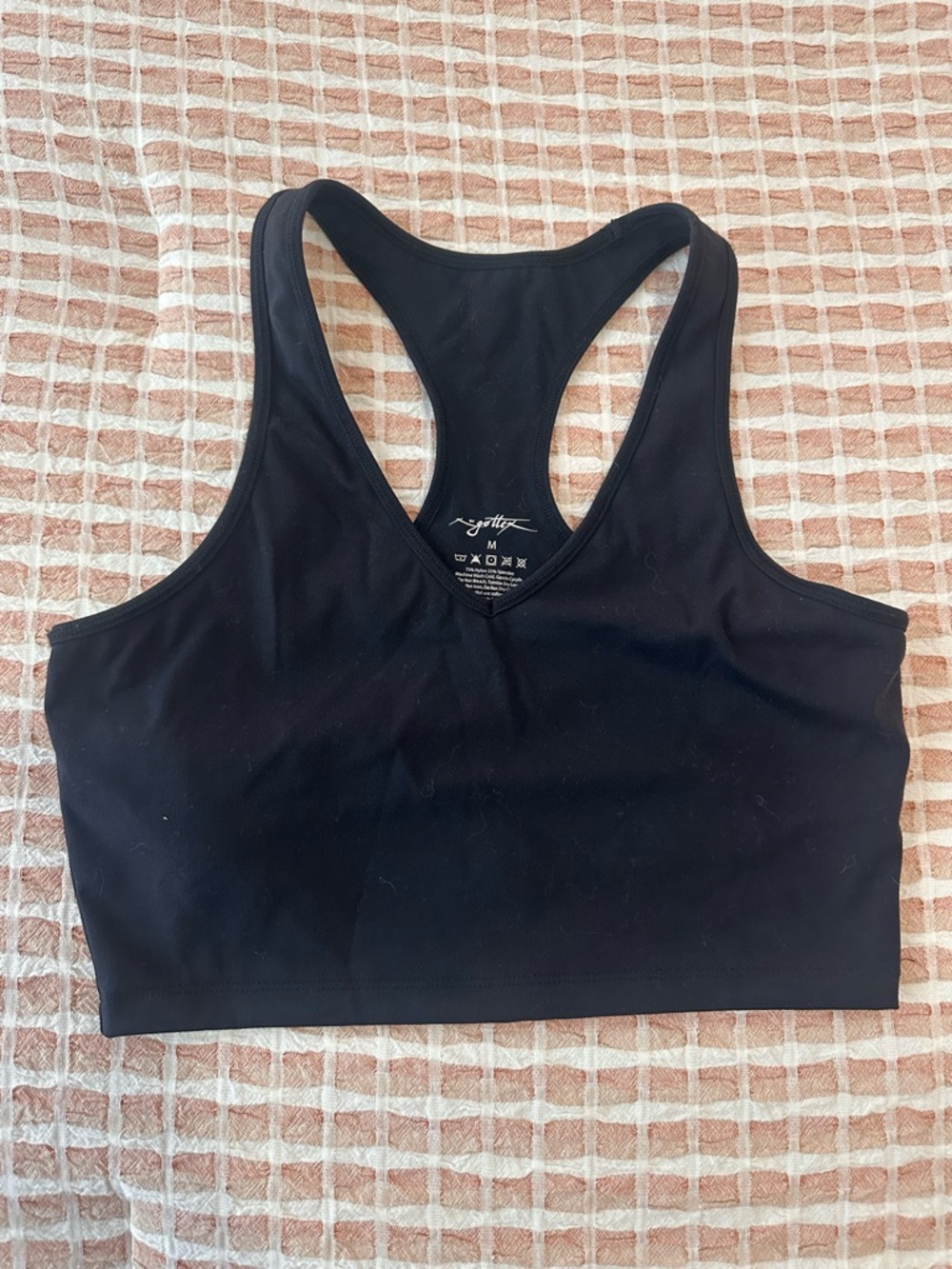 Gottex Black Racerback Sports Bralette